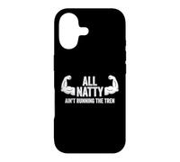 Fun Weightlifter Joke - All Natty, Ain't Running The Tren Coque pour iPhone 17