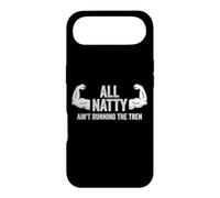 Fun Weightlifter Joke - All Natty, Ain't Running The Tren Coque pour iPhone Air