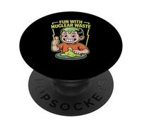 Fun With Nuclear Waste Funniest Dark Humor Radioactive PopSockets PopGrip Adhésif