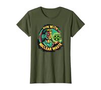 Fun with Nuclear Waste Funny Dark Humour Vintage Horror Movie T-Shirt