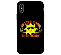 Fun Workout Better Sore Than Sorry Coque pour iPhone X/XS
