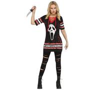 Fun World Costume de hockey en jersey Ghost Face Lives pour femme, XL 42-44