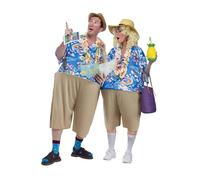 Fun World Costume de touriste Tacky avec Lei pour adulte