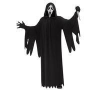 Fun World Costume d'Halloween Ghost Face pour homme, taille unique, noir | 30th Anniversary Movie Edition, Père Death, sous licence officielle