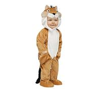 Fun World Costumes Baby's Chipper Chipmunk Toddler Costume, Tan/White/Black, Small