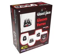 Fun World Ghost Face Lot de 4 verres à vin Multicolore 473 ml
