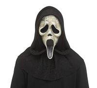 Fun World Masque de luxe Ghost Face - Accessoire de costume - Noir