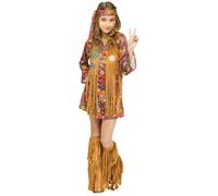 Fun World Paix Et Amour 70s Hippie Rétro Enfants Déguisement Halloween 123452