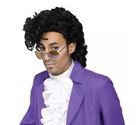 Fun World Purple Pain Rock Star Wig Adult Men One Size (Fits Most Adult Men) Synthetic Hair WIG