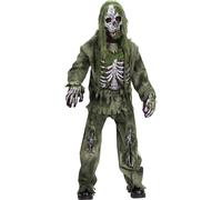 Fun World Squelette Zombie Horreur non Mort Garçon Enfant Déguisement Halloween