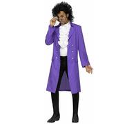 Costume Déguisement Prince Purple Rain Pop Star Pour hommes Musique Célébrité Années 80