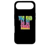 Fun You Had to Be There Colorful Tie Dye Design Coque pour iPhone Air