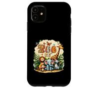 Fun Zoo Day Animaux Sauvages Mignons école FieldTrip Safari Coque pour iPhone 11
