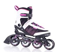 FUNAKTIVE Funaktiv Funactive Fitness Rollers en Ligne Peer Lady 3 par Tempish I 6 Tailles I Confortables pour Femme I Facile à Enfiler I Noir/Rose, 50