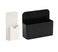 Funalix Lot de 2 Porte-stylos Magnétiques,Porte-Marqueurs,Boîte de Rangement Magnétique - Pour Tableau Blanc/Réfrigérateur/Bureau/Maison(Noir/blanc)