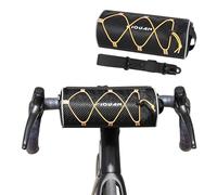 FUNANASUN Sacoche de guidon de vélo, 2,7 l, sac de rangement étanche avec bandoulière, sac de rangement 2 en 1, accessoires de vélo pour VTT, vélo de route, navette