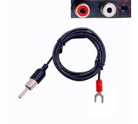 Funayama Fil de terre enfichable pour platine vinyle Technics SL-BD21 SL-BD3 SL-QL5 SL-6 - Arrête le bourdonnement - 1,5 m