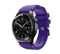 FunBand 22mm Bracelet Compatible avec Galaxy Watch 3 45mm, Bande de Remplacement en Silicone Souple Sport Strap pour Gear S3 Frontier/S3 Classic/Galaxy Watch 46mm/Huawei Watch GT2 Pro Smart Watch