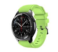 FunBand 22mm Bracelet Compatible avec Galaxy Watch 3 45mm, Bande de Remplacement en Silicone Souple Sport Strap pour Gear S3 Frontier/S3 Classic/Galaxy Watch 46mm/Huawei Watch GT2 Pro Smart Watch