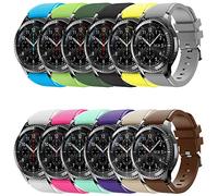 FunBand 22mm Bracelet Compatible avec Galaxy Watch 3 45mm, Bande de Remplacement en Silicone Souple Sport Strap pour Gear S3 Frontier/S3 Classic/Galaxy Watch 46mm/Huawei Watch GT2 Pro Smart Watch