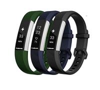 FunBand Bracelet compatible avec Alta/Alta HR, Klassisch Verstellbares Ersatz Weiches Silikon Sporty Wrist Band Armbanduhr Uhrenarmband Schlaufe Brassard compatible avec Alta HR et Alta
