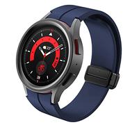 FunBand Bracelet Compatible avec Samsung Galaxy Watch 5 - Bracelet Magnétique en Silicone Souple 20mm pour Watch 5 Pro 45mm/4 40mm/44mm