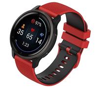 FunBand Bracelet Compatible avec Suunto 9 Peak/9 Peak Pro/5 Peak, 22mm Bracelet magnétique de Remplacement en Texture Silicone Souple Sport Strap pour Garmin Venu 2/Vivoactive 4 Smart Watch