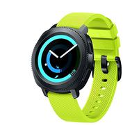 FunBand Bracelet en Silicone Souple 20mm pour Gear Sport, Galaxy Watch 42mm, Watch Active, Vivoactive 3 et Autres Montres Compatibles