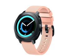 FunBand Bracelet pour Gear Sport, 20mm Bande en Silicone Souple pour 20mm Universal Strap/Samsung Gear Sport/Gear S2 Classic/Galaxy Watch 42mm/Galaxy Watch Active/Galaxy Watch Active 2/Vivoactive 3
