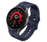 FunBand Bracelet pour Samsung Galaxy Watch 5 / 5 Pro / 4 / 4 Classic, Bande de Remplacement en Silicone Ajustable pour Galaxy Watch 42mm / 3, Bleu Midknight