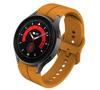 FunBand Bracelet pour Samsung Galaxy Watch 5 / Watch 5 Pro/Watch 4 / Watch 4 Classic, Bracelet de Remplacement Bande en Silicone Ajustable Bracelet pour Galaxy Watch 42mm / Galaxy Watch 3,Yerlo