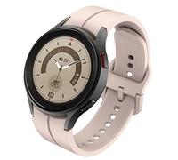 FunBand Bracelet pour Samsung Galaxy Watch 5 / Watch 5 Pro/Watch 4 / Watch 4 Classic, Bracelet de Remplacement Bande en Silicone Ajustable Bracelet pour Galaxy Watch 42mm / Galaxy Watch 3,Pinker