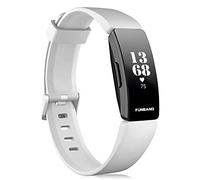 FunBand Compatible avec Fitbit Inspire & Fitbit Inspire HR Bracelet, Bande en Silicone Souple Sangle de Remplacement Reglables Sport Accessorie pour Montre Connectée Fitbit Inspire & Inspire HR