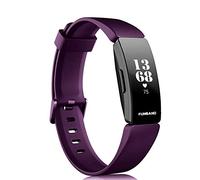 FunBand Compatible avec Fitbit Inspire HR - Bracelet en Silicone Souple Réglable - Sangle de Remplacement Sport pour Montre Connectée