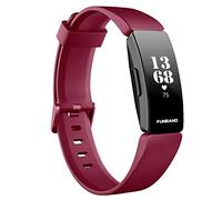 FunBand Compatible avec Fitbit Inspire HR - Bracelet en Silicone Souple, Sangle de Remplacement Réglable, Accessoire Sport pour Montre Connectée
