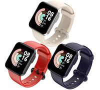 FunBand Compatible avec Xiaomi Mi Watch Lite/Redmi Watch Lite, bracelet de rechange en silicone souple Fitness Sports Bracelet de rechange en silicone pour Xiaomi Mi Watch Lite/Redmi Watch Lite, Lot