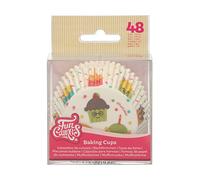 FunCakes Baking Cups, Caissettes à Cupcakes, Cupcake Party, 48 Pièces | Pour muffins et cupcakes, Résistantes à la graisse, Papier de qualité alimentaire, Ø 5 cm, 3,2 cm de Hauteur