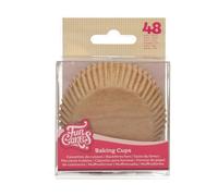 FunCakes Baking Cups, Caissettes à Cupcakes et Muffins, Craft, 48 Pièces | Pour muffins et cupcakes, Résistantes à la graisse, Papier de qualité alimentaire, Ø 5 cm, 3,2 cm de Hauteur