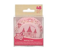 FunCakes Baking Cups, Caissettes à Cupcakes et Muffins, Princess, 48 Pièces | Pour muffins et cupcakes, Résistantes à la graisse, Papier de qualité alimentaire, Ø 5 cm, 3,2 cm de Hauteur