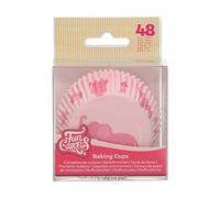 FunCakes Baking Cups, Caissettes à Cupcakes & Muffins, Baby Pink, 48 Pièces