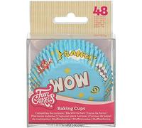FunCakes Baking Cups, Caissettes à Cupcakes, Super Heroes, 48 Pièces | Pour muffins et cupcakes, Résistantes à la graisse, Papier de qualité alimentaire, Ø 5 cm, 3,2 cm de Hauteur