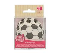 FunCakes Caissettes à Cupcakes Football: Parfait pour les cupcakes de football, Cupcakes et plus, décoration de gâteaux, pk / 48
