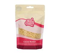 FunCakes Beurre de Cacao Drops: 100% végétale, peuvent être utilisées lors de la fabrication de chocolats, dilue les déco melts fondus. 200 g.