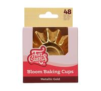 FunCakes Bloom Baking Cups - Metallic Goud pk/48