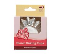 FunCakes Bloom Baking Cups - Metallic Zilver pk/48