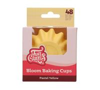 FunCakes Bloom Baking Cups - Pastel Geel pk/48
