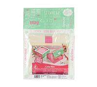 FunCakes Boîte à Gâteau Quotes: Design citations, Avec fenêtre, Convient aux gâteaux décorés, 21x21x9 cm, 2 boîtes