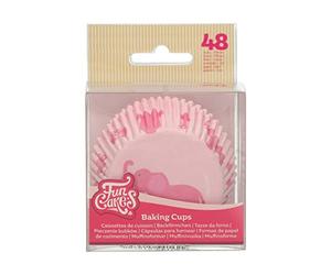 FunCakes Caissettes à Cupcakes Bébé Fille: Prefect for Gender Reveal ou Baby Shower Cupcakes, Cupcakes et plus, décoration de gâteaux, pk / 48