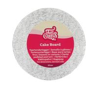 FunCakes Cake Board Rond Ø15 cm - Argent : Rond Cake Board, Haute qualité, Aspect luxueux, 1 pièce.