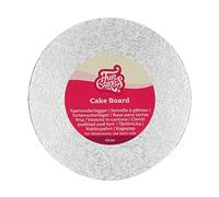 FunCakes Cake Board Rond Ø17,5 cm - Argent : Rond Cake Board, Haute qualité, Aspect luxueux, 1 pièce.